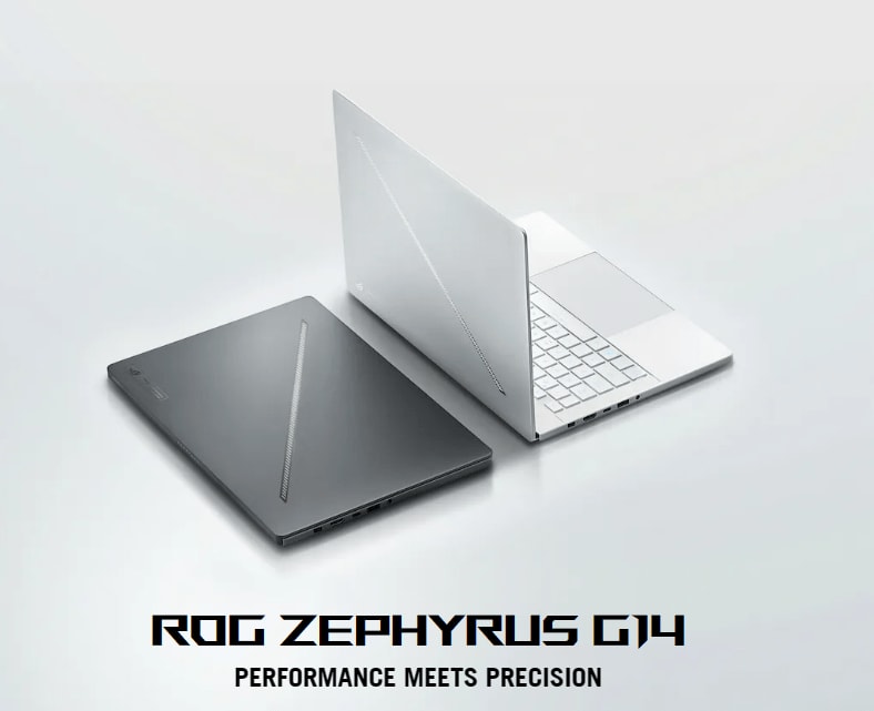 Asus Zephyrus G14, Ryzen 9-8945HS, RTX 4060, 16 GB DDR5-5600, 1 TB SSD, 3K 120 Hz OLED 100% DCI-P3