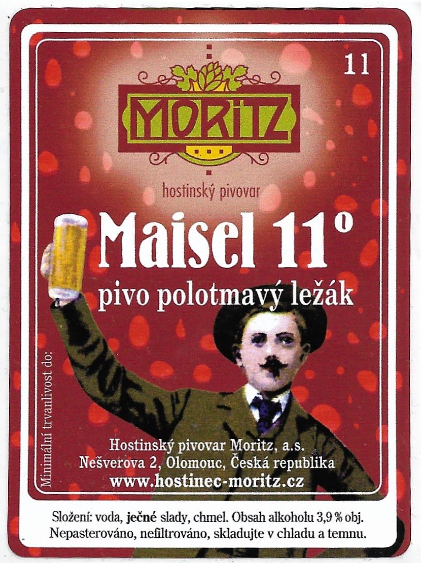 Moritz 11 polotmavý ležák Etk.A