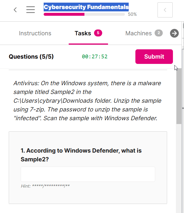 Cybersecurity Fundamentals