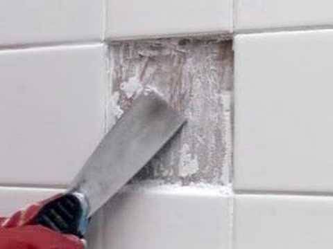 Repair broken bathroom tiles
