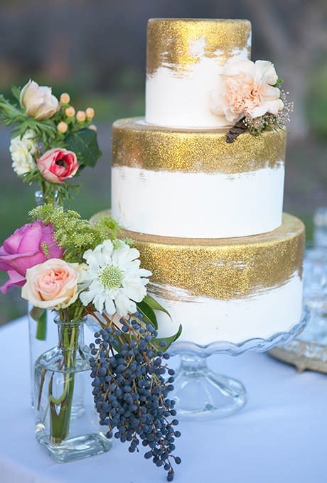 white & Gold