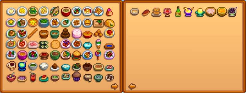 Stardew Valley Cooking Collection
