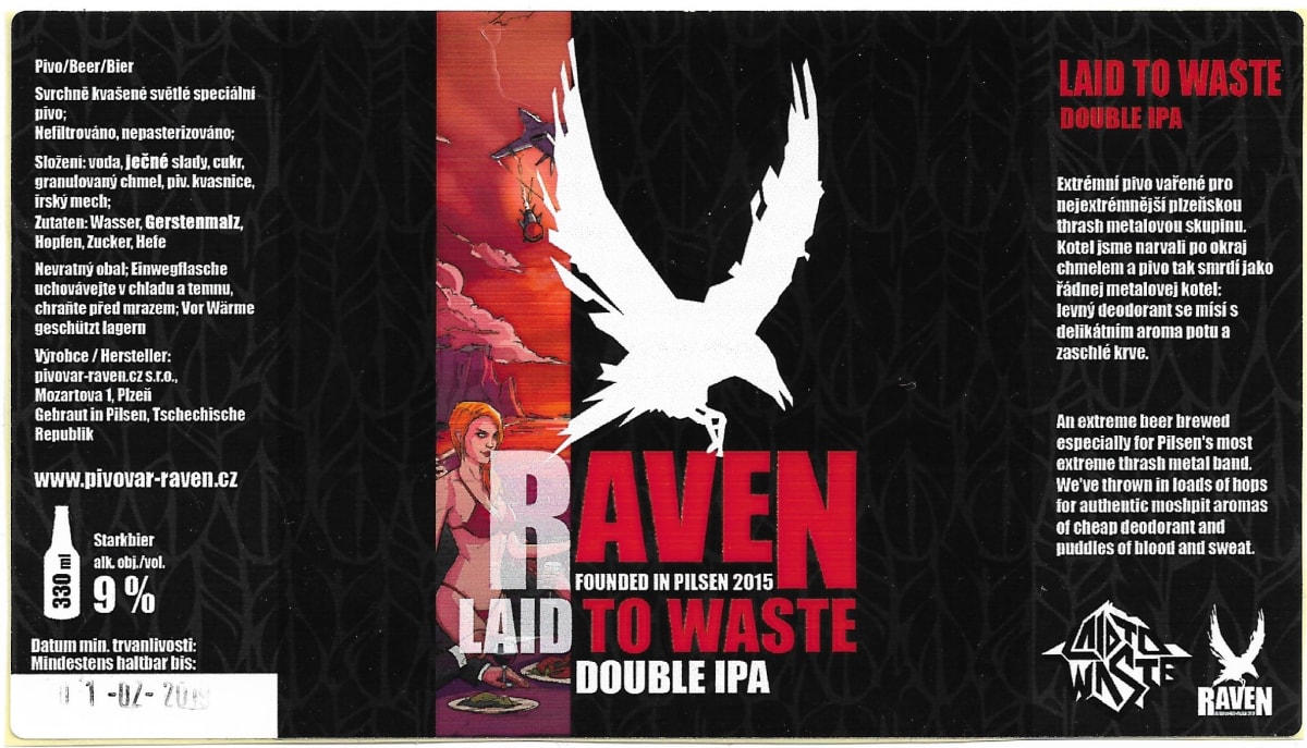Raven Laid to waste Double IPA