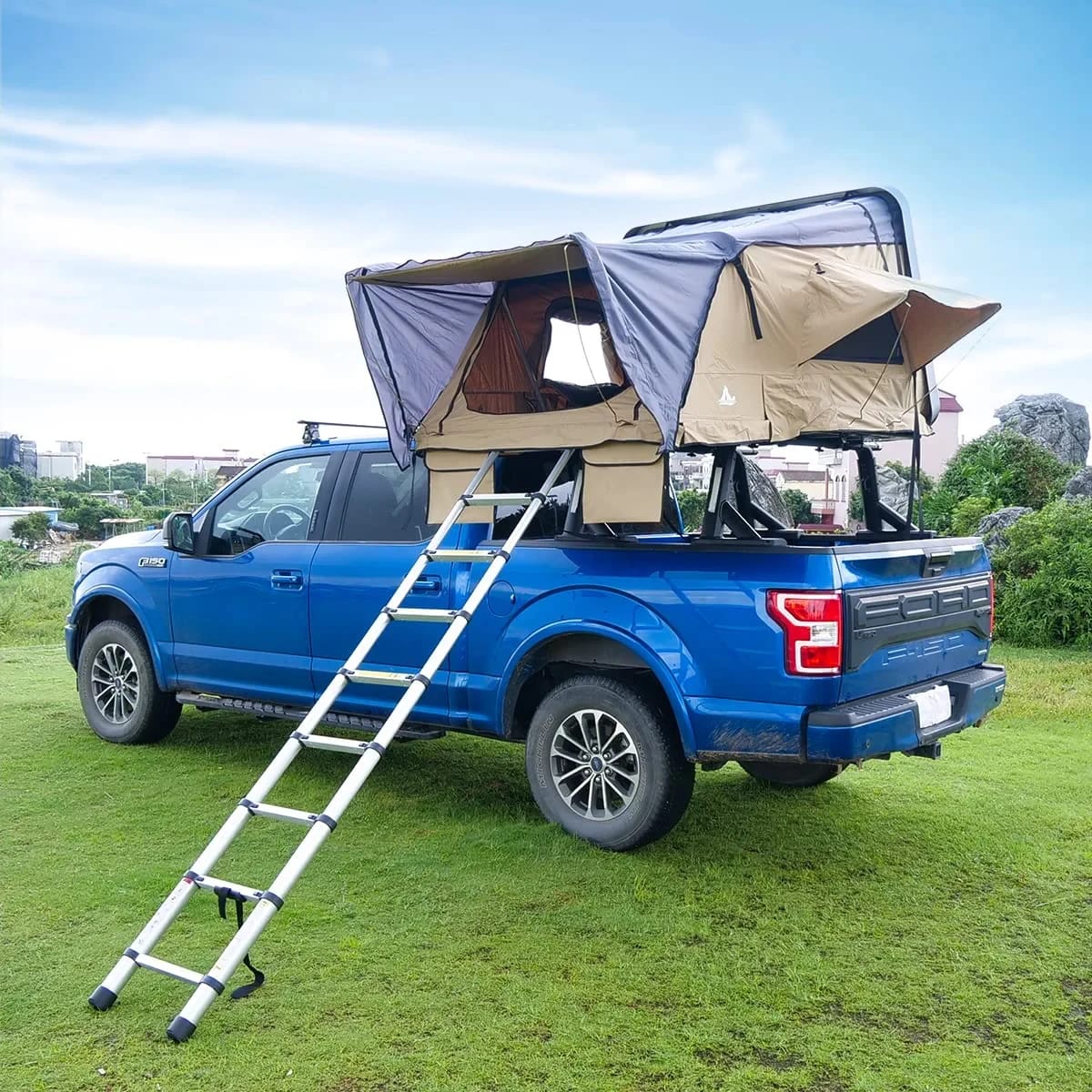Anti-UV Travel Outdoor Outland Roof Top Tent