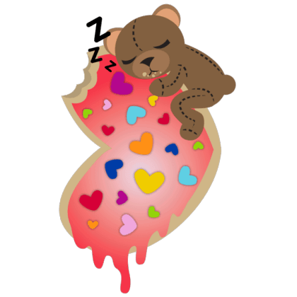 Teddy 4 My Valentine Cookies