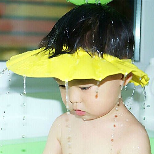 Safe Shampoo Shower Bathing Protection Soft Cap Hat for baby