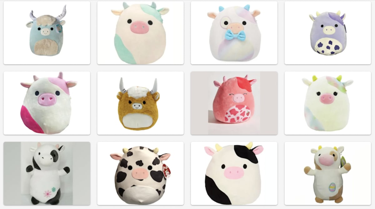 The Ultimate Database of Squishmallow Cows