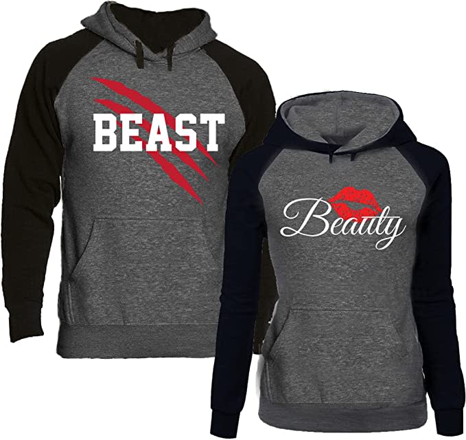 New Beast and Beauty - Couple Matching Hoodie
