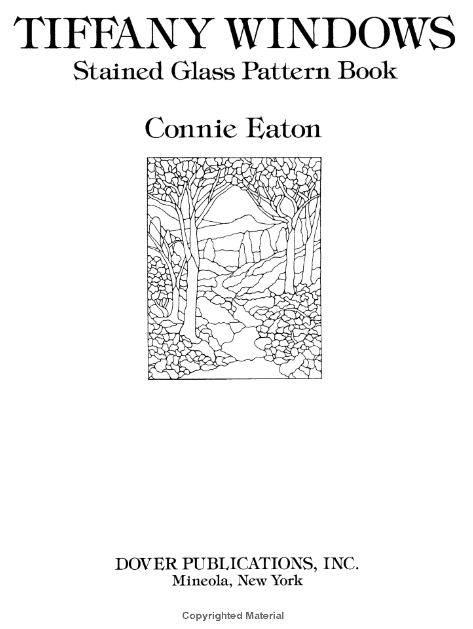 Tiffany Windows Stained Glass Pattern Book