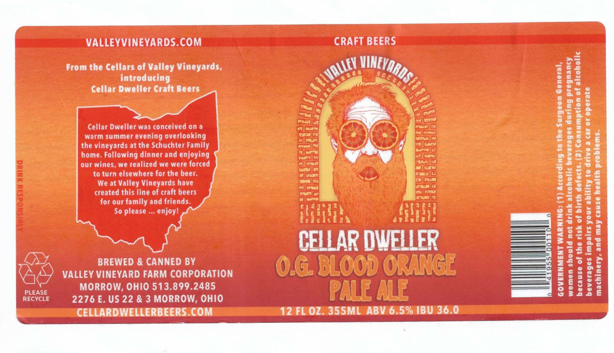 Valley Vineyard O.G. Blood orange Pale ALE