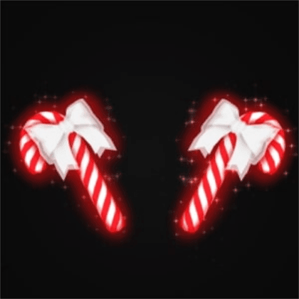 Sparkly Candy Cane Ears