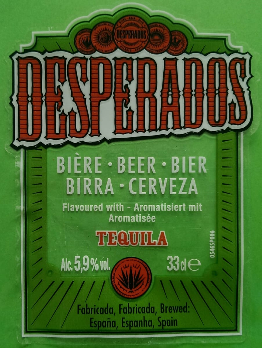 Desperados Tequila flavoured beer v2