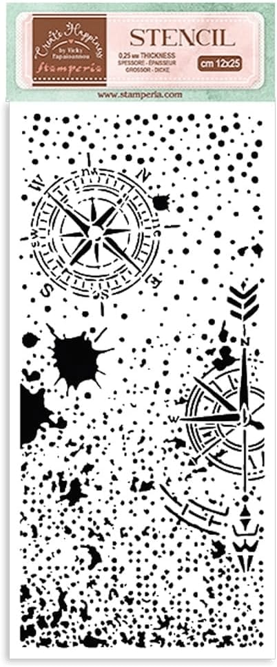 Compass - Stamperia Create Happiness Stencils