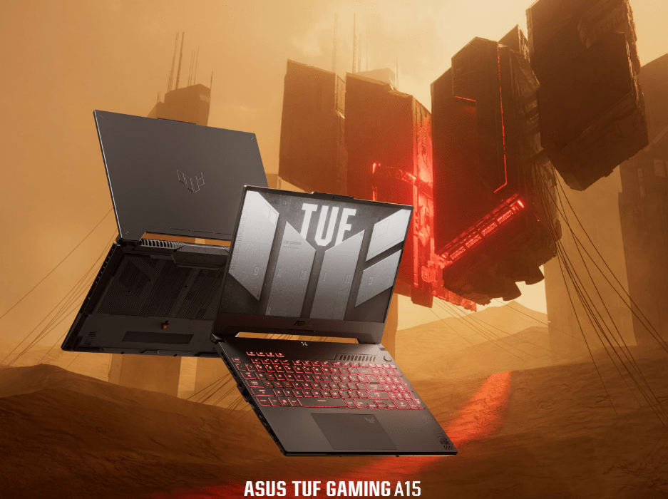 Asus TUF A15, Ryzen 5-7535HS, RTX 4060, 16 GB DDR5-4800, 512 GB SSD, FHD 144 hz 100% sRGB