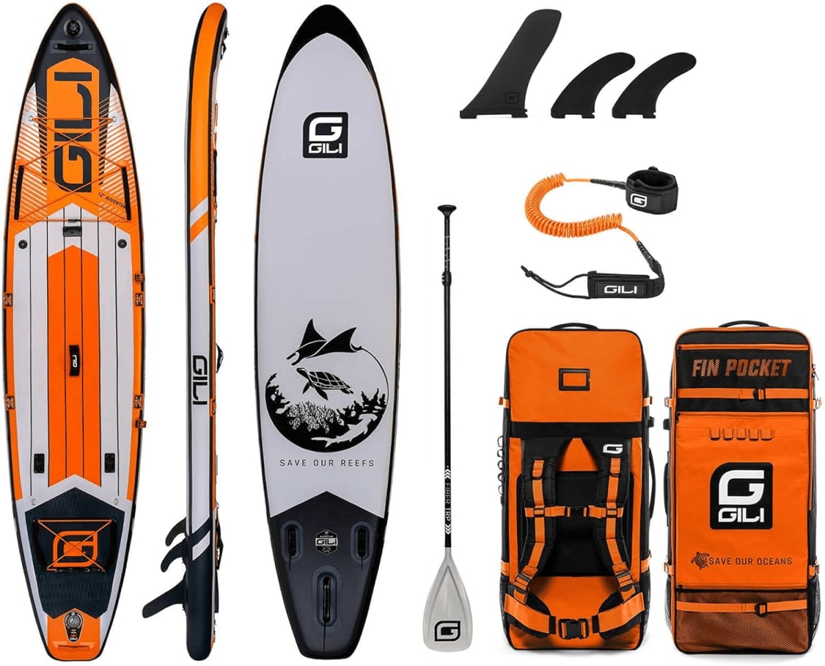 GILI Adventure Inflatable Stand Up Paddle Board