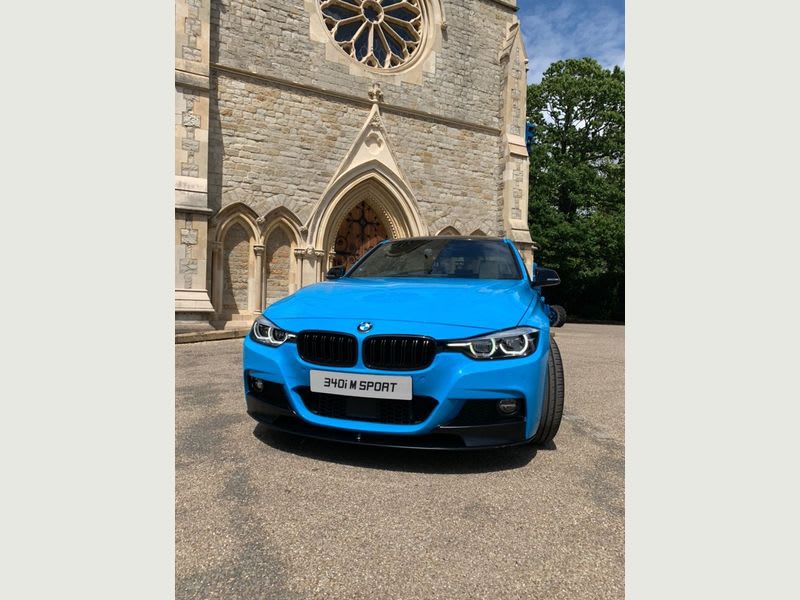 2017 Blue BMW 3 Series 3.0 340i M Sport Shadow Edition