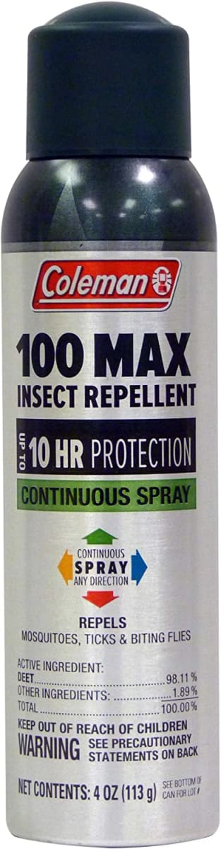 100 Max 100% DEET Insect Repellent Spray