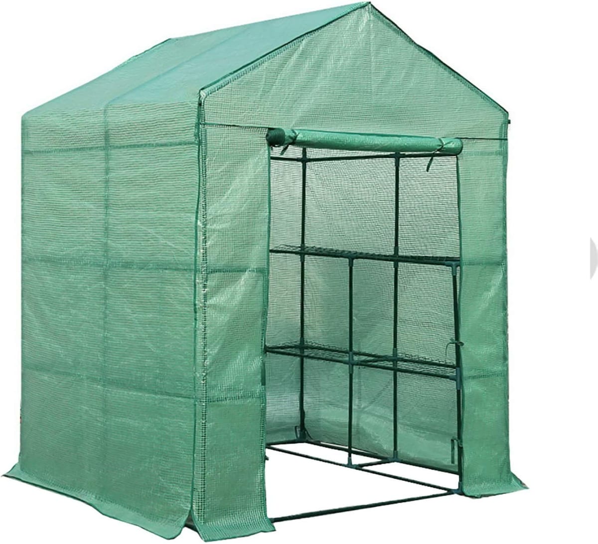 8 Shelves Greenhouse Tunnel Plant Stand Garden Storage Grow Sheds