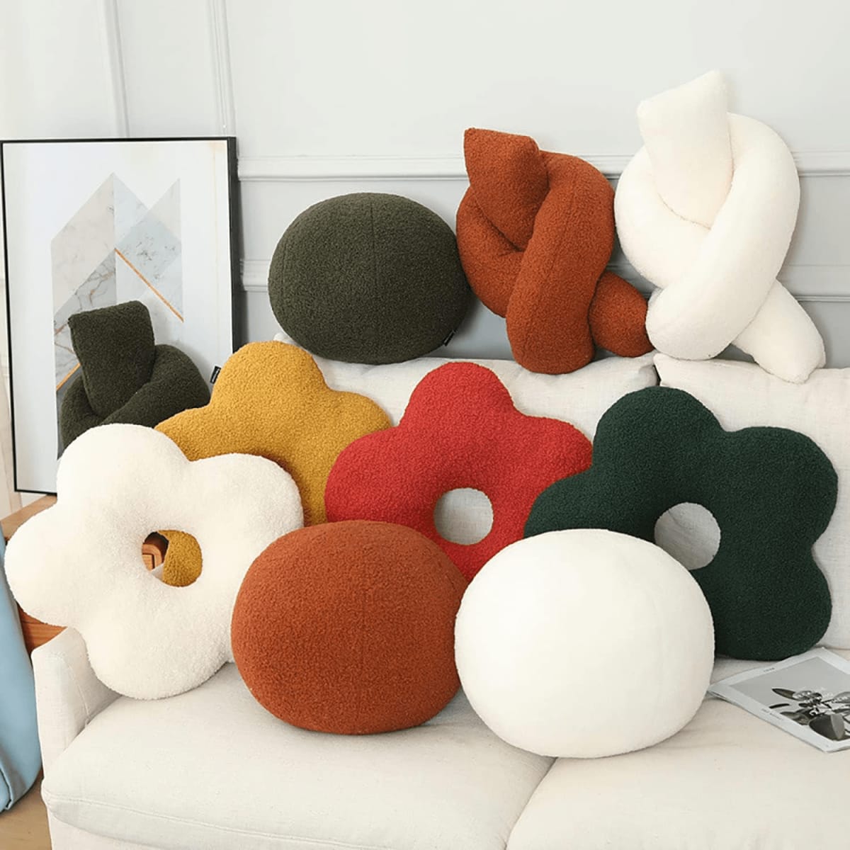Round Throw Pillow
