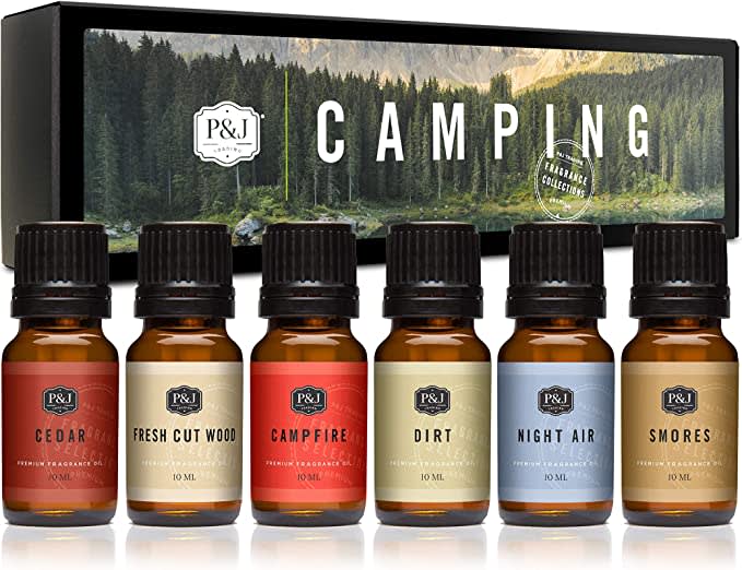 Camping Set of 6 Premium Grade Fragrance Oils