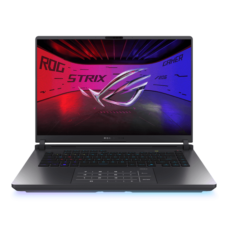 Asus Strix G16, Intel Ultra 9-275HX, RTX 5070, 32 GB DDR5-5600, 1-2 TB SSD, QHD+ 240 Hz 100% DCI-P3
