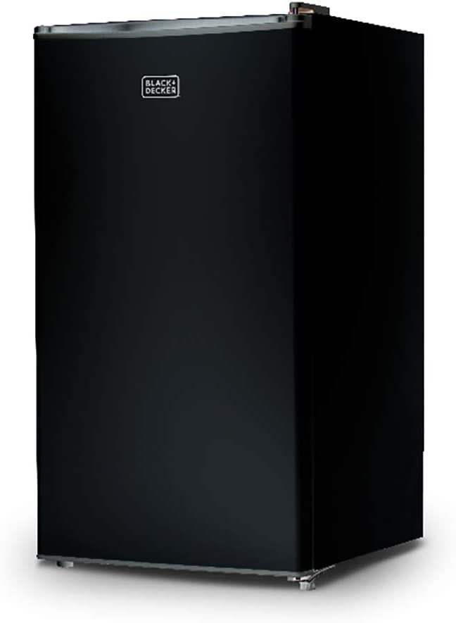BLACK+DECKER BCRK32B Compact Refrigerator Energy Star Single Door Mini Fridge with Freezer