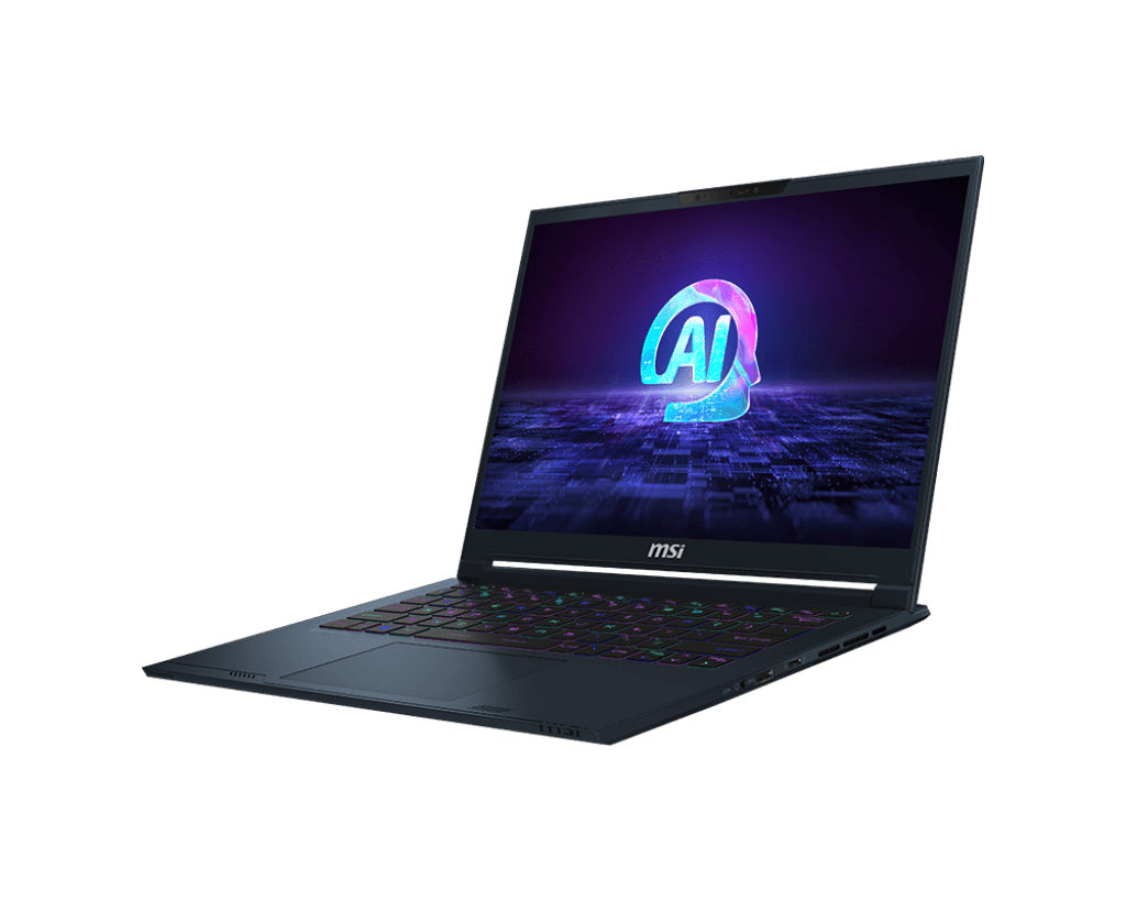MSI Stealth 14 AI, Intel Ultra 7-155H, RTX 4060, 16 GB DDR5-5600, 1 TB SSD, FHD+ 165 Hz 100% sRGB