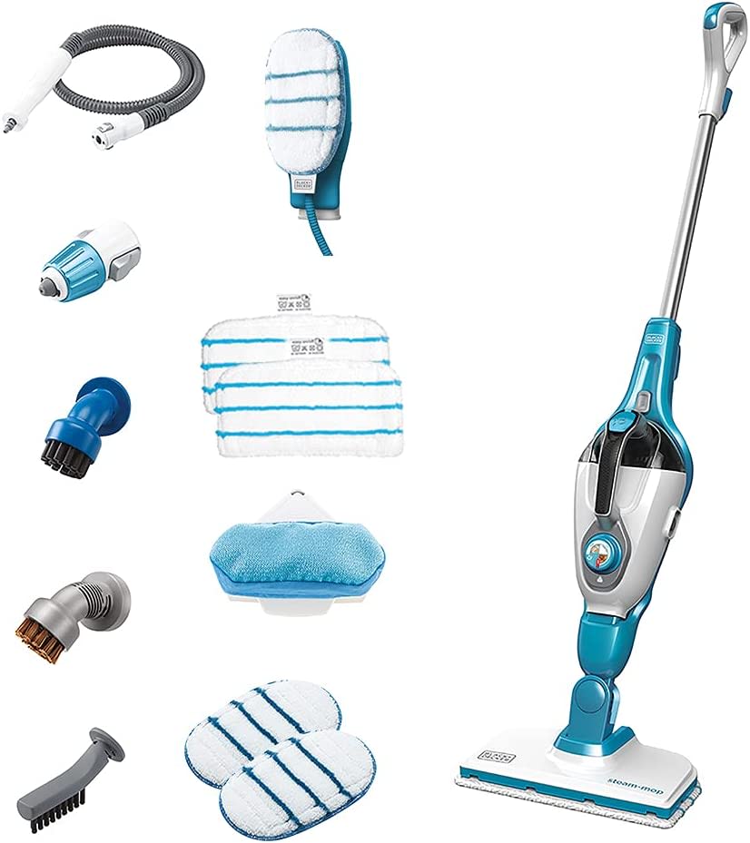 BLACK+DECKER 7in1 Steam Mop with SteamGlove Handheld Steamer