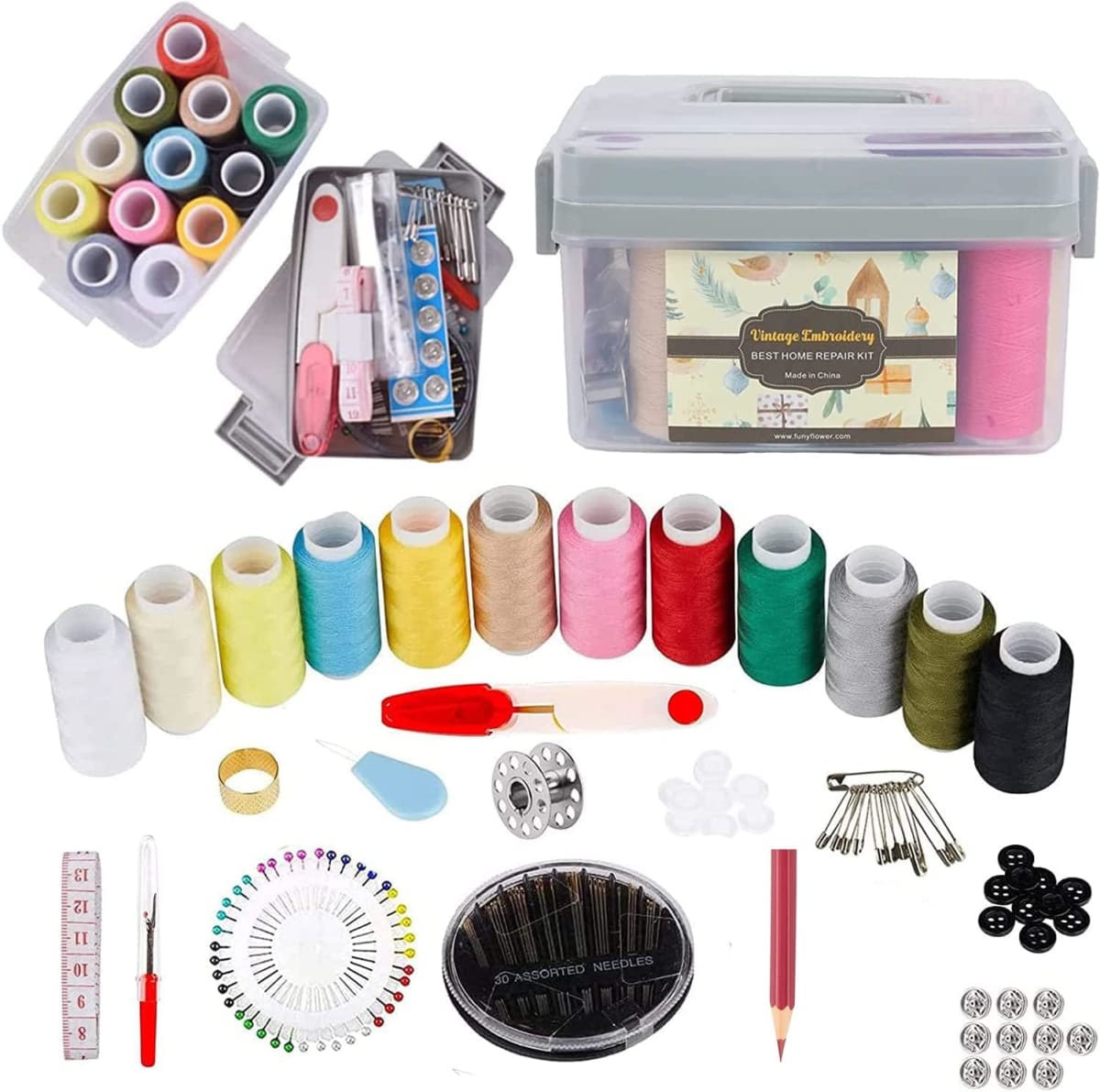 Premium Sewing Kit Set - Best sewing kits for beginners by ...