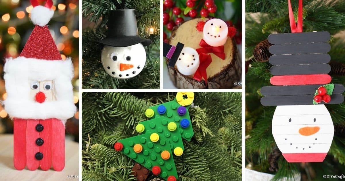 Create inexpensive Christmas Ornaments for the tree