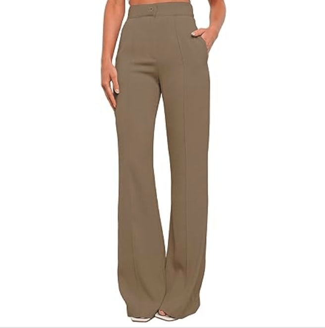 Flowy Taupe Pants