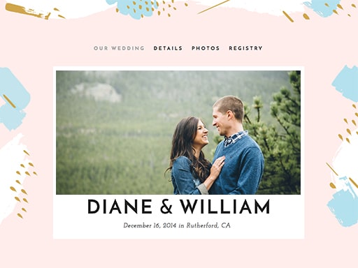 Create a wedding website/Facebook group