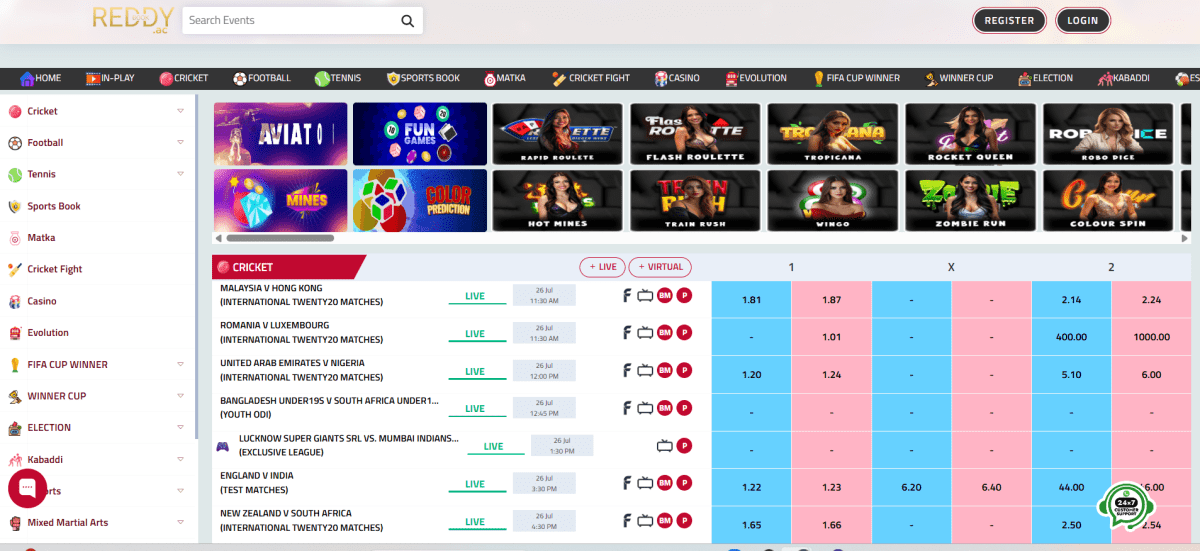 Reddy Betting