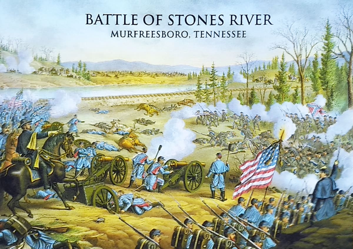 Stones River Kurz and Allison Print 1891