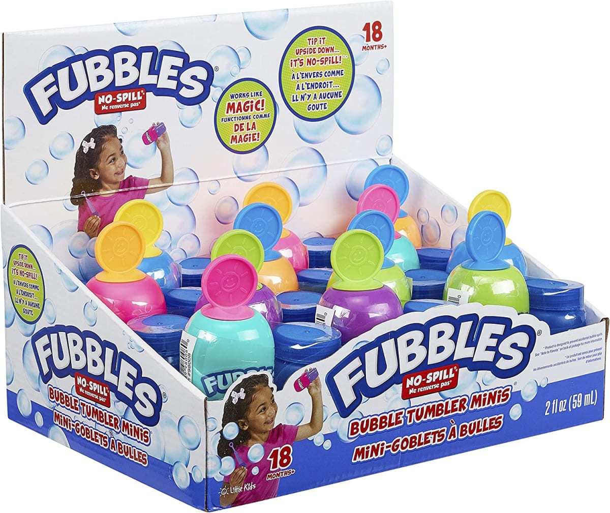 Fubbles Bubbles No Spill Bubble Tumbler Minis