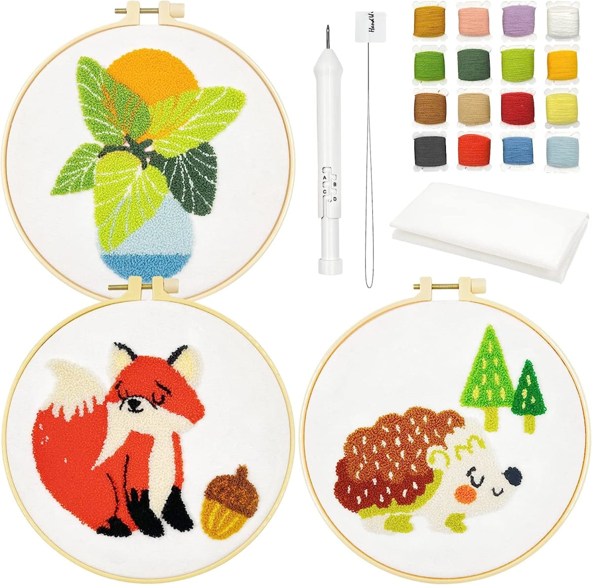 Embroidery Stitching Punch Needle Beginner Kit
