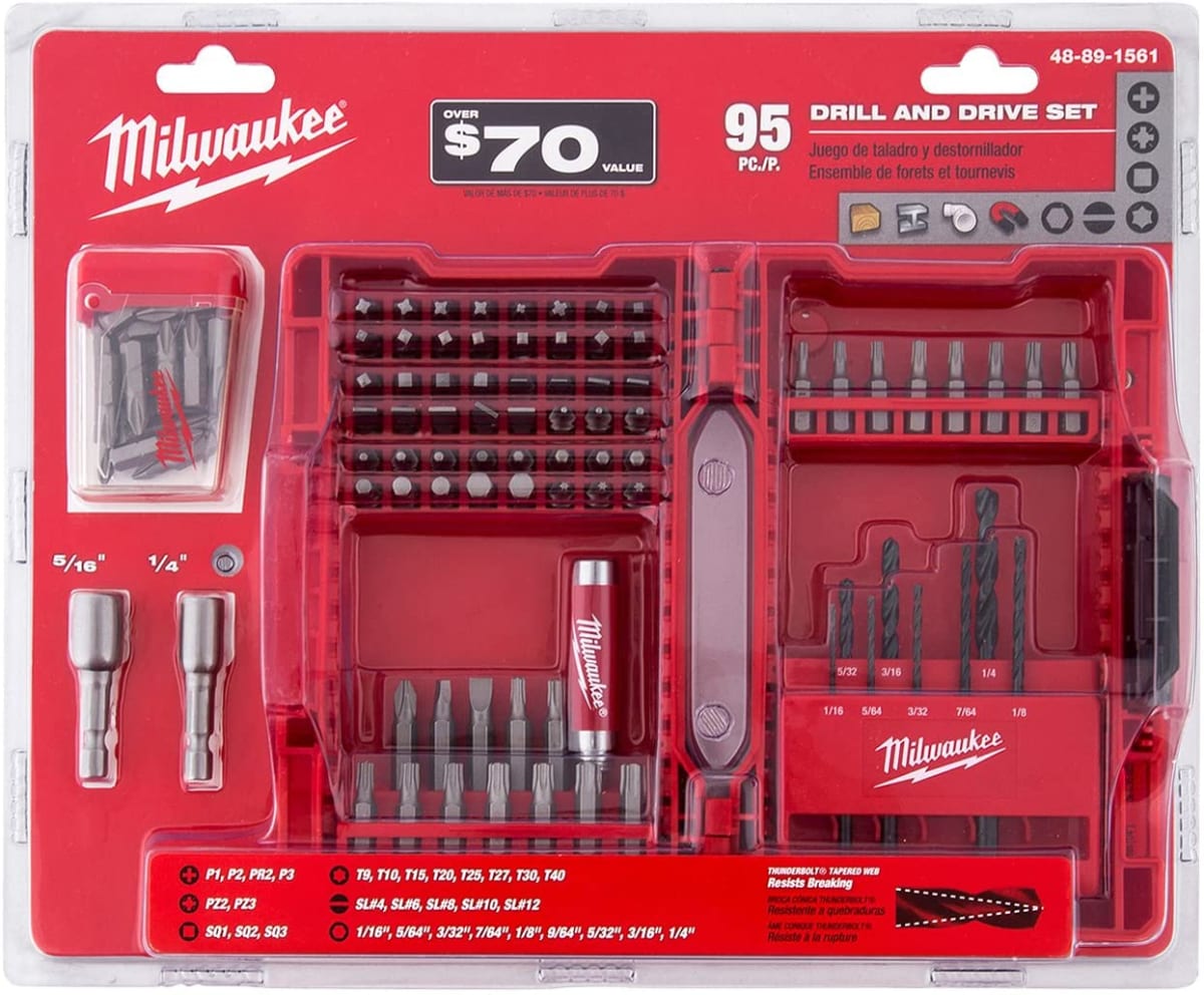 48-89-1561 Drill and Drive Set 95 Pieces