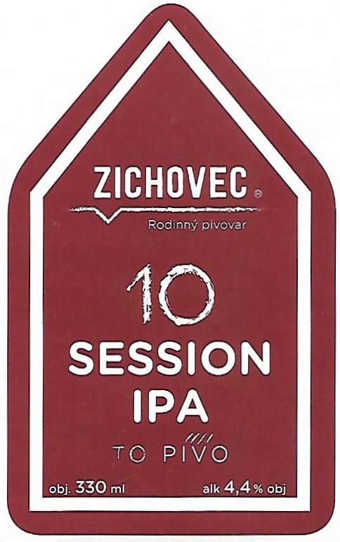 Zichovec 10 Session IPA 330ml Etk. A