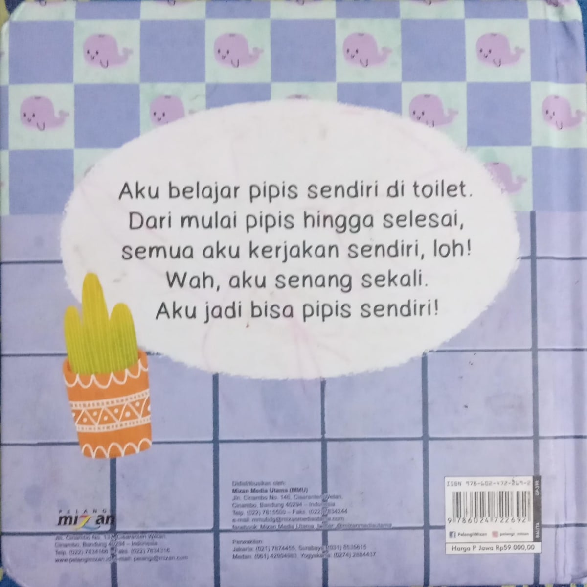 Aku Belajar Pipis di Toilet