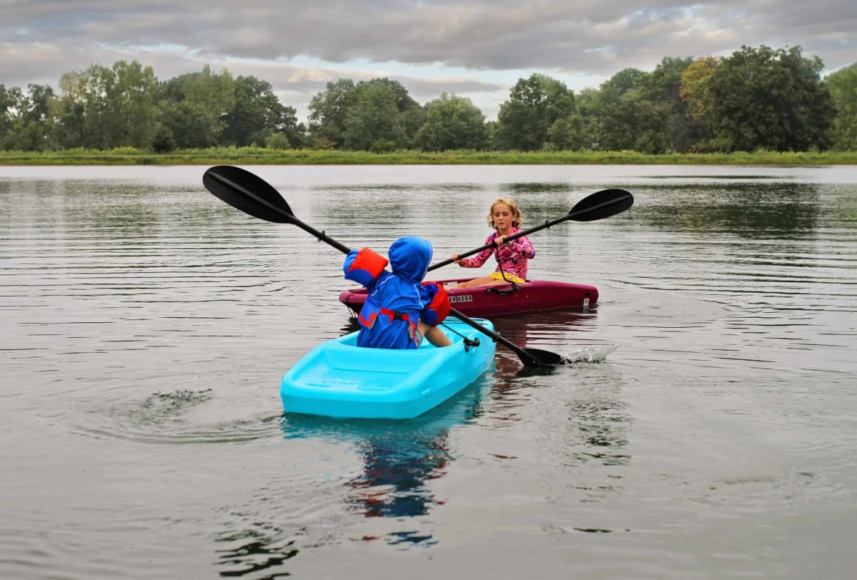Go on a family kayaking adventure