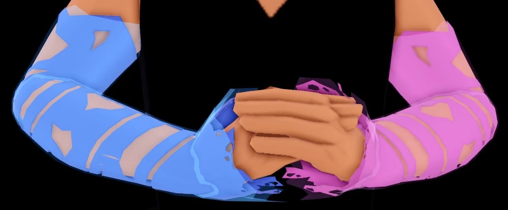 Torn Adorned Sleeves