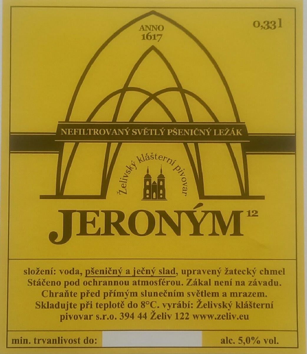 Želivské klášterní Jeroným 12 Etk. A