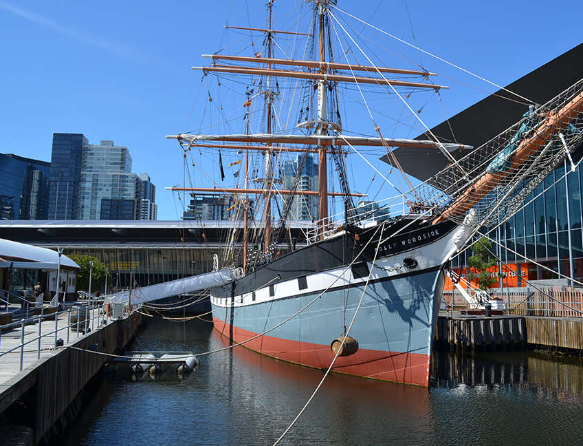 Visit the Polly Woodside historic tall ship