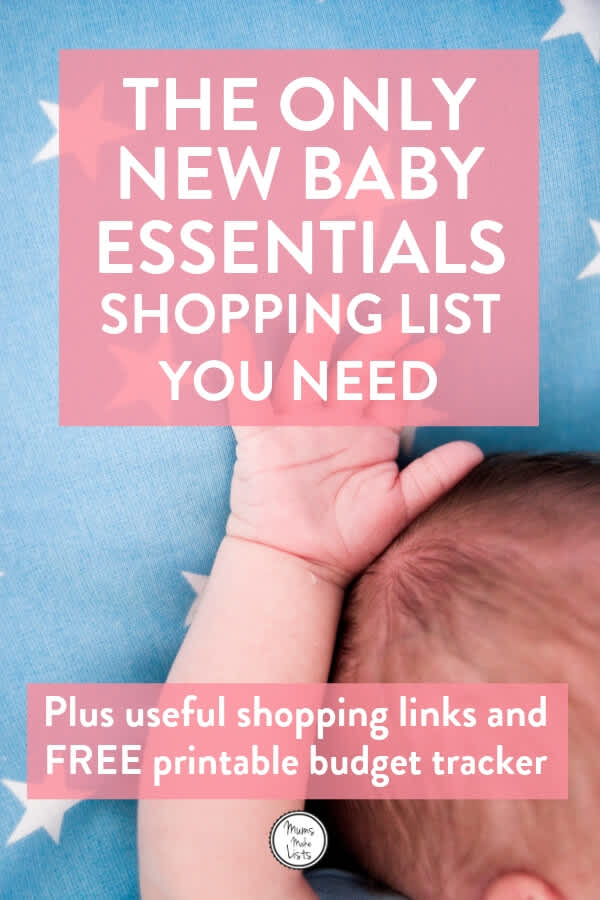 Baby Shopping List