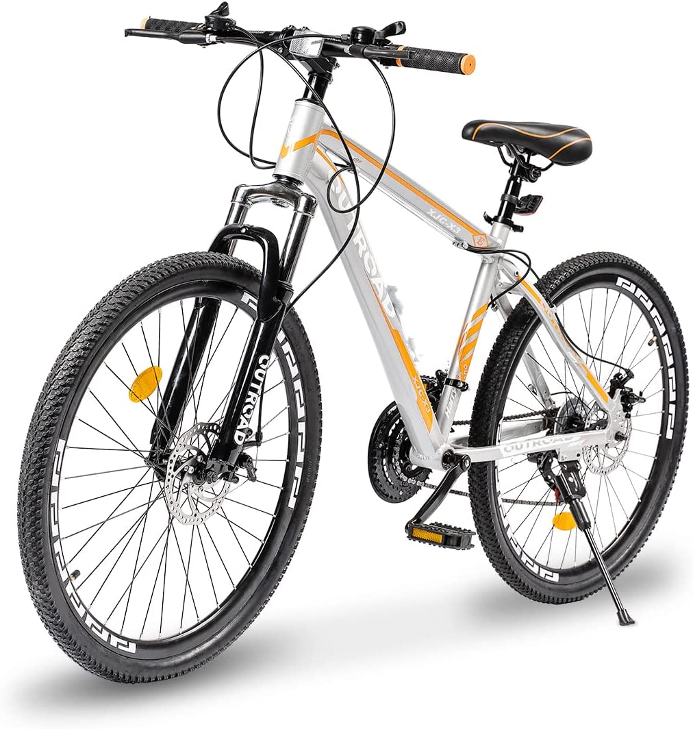 Mountain Bike with Lock-Out Suspension Fork