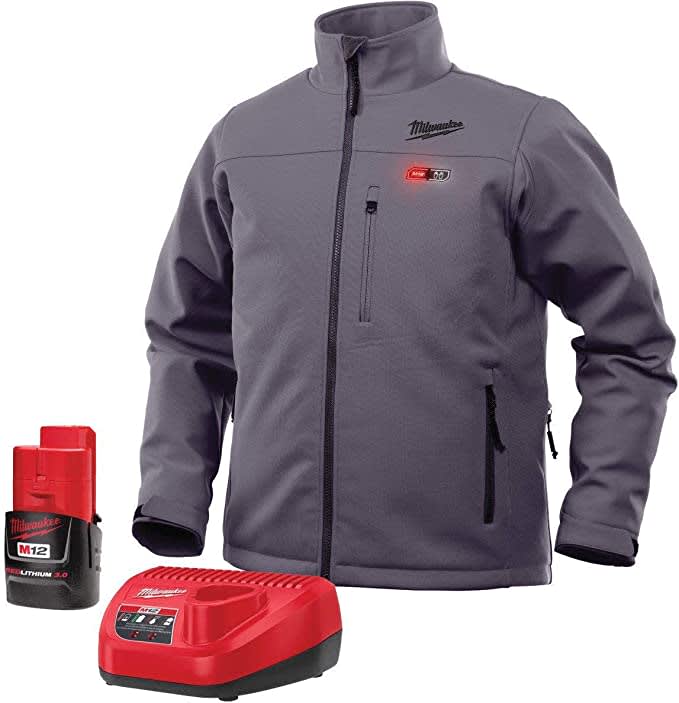 Milwaukee M12 Heated Jacket Kit - Battery and Charger Included (Large, Black)