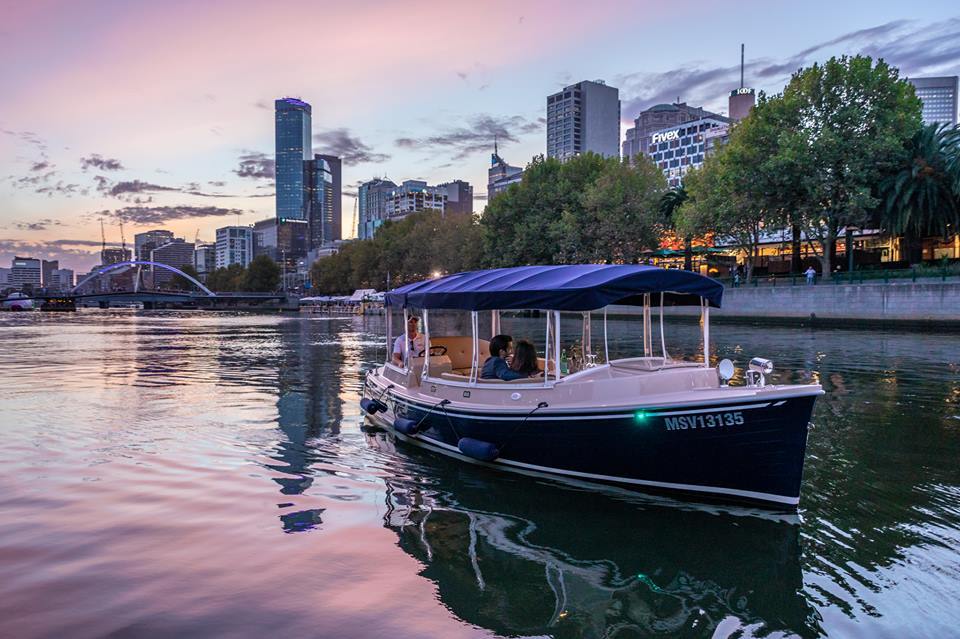 Go on a private boat tour of the Yarra River