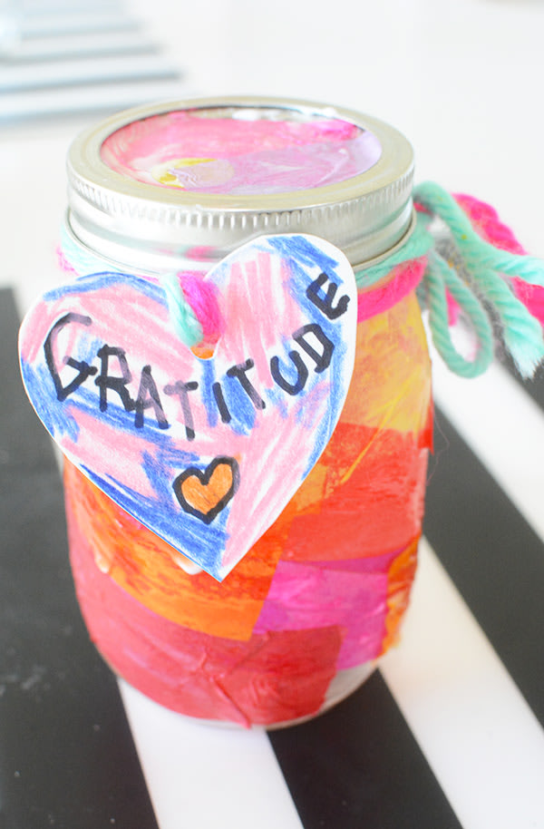 Make a "gratitude jar" together