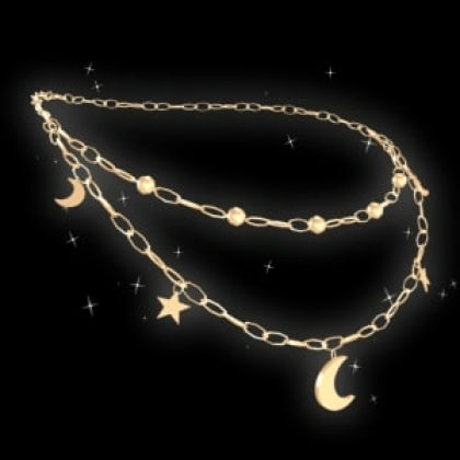 Stars & Moon Pendant