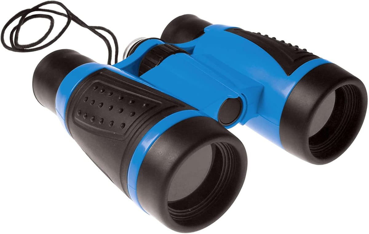 GeoSafari Compass Binoculars, Built-In Compass, Lightweight, Durable, Easy to Use For Kids
